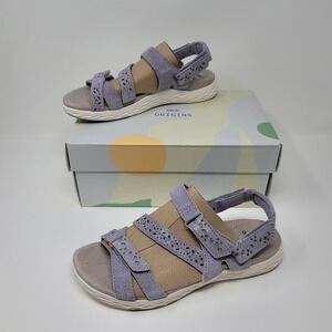 Earth Origins Suede Adjustable Sport Sandals Westfield Wendy Lavender 7.5W